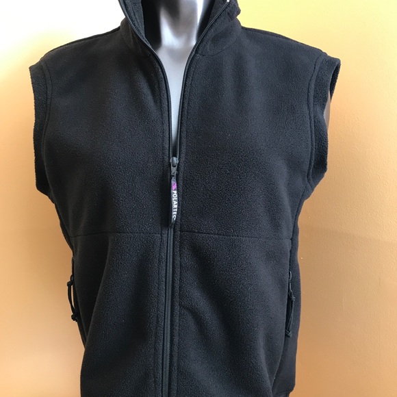 REI Jackets & Coats Rei Womens Fleece Vest S Black Full Zip 2 Pockets Warm Poshmark